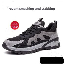 Work Safety Shoes men and women Lightweight Breathable man Comfortable Steel Toe desinger shoes Anti-smashing Proof Construction Sne hiking shoe factory item 793