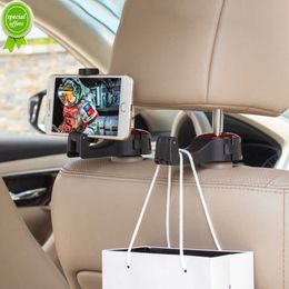 1pc Car Headrest Hook Phone Holder Seat Back Hanger for Rear Seat Cradle Clips for Dropshipping