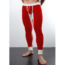 Men's Thermal Underwear PYONGRAINS Brand Name Cotton Thermo Man Long John Underpants S M L XL Wholesale Retail 231124