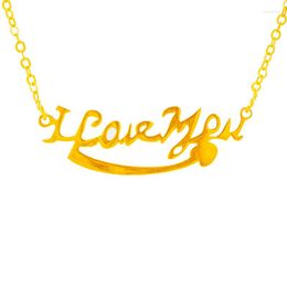 Chains LosoDo 2023 Personality Arabic English Alphabet Female Fashion Simple Atmosphere Clavicle Necklace Jewelry