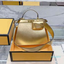 2023-Designer bags mirror Quality Tote bags Women handbags silver gold Handbags Classic Leather Shoulder Bags Lady Crossbody Bag With Mini Purses