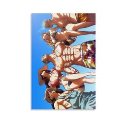 Panel Hanging Posters Vertical One- Piece 11 Wall Art Canvas Doth Posters