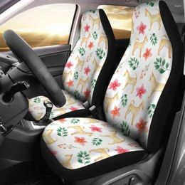 Car Seat Covers Chihuahua Dog Watercolor Painting Cover 091114 Pack Of 2 Universal Front Protective