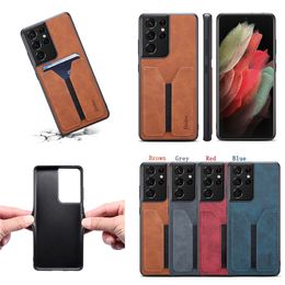 Retro Business Vintage Leather Vogue Phone Case for iPhone 14 13 12 11 Pro Max Samsung Galaxy S23 Ultra S22 Plus S21 S20 Slim Card Slot Solid Leather Wallet Back Cover