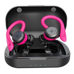 Bluetooth Headphones True Wireless Earbuds with Charging Case IPX7 Waterproof Stereo Sound Earphones Built-in Mic in-Ear Headset