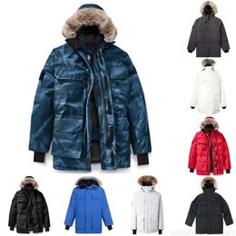 Men's Down Parkas 2023 Goose Down Jacket Mens and Womens Coat Mink Fur Collar Couple Coat Winter Fashion Outdoor Thickened Warm Custom Designer Clothing 8gw0