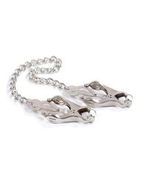 BDSM Nipple Clips Strong Clover Stainless Steel Nipple Clamps Clips Pinching Breast Bondage Gear SM Torture for Women10580959791915