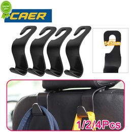 4/2/1 PCS Car Seat Headrest Hook for Auto Back Seat Organiser Hanger Storage Holder for Handbag Purse Bags Clothes Coats