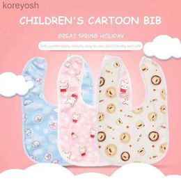 Bibs Burp Cloths 3 PC Waterproof Baby Bib Triangle Newborn Bib Saliva Towel Baby Feeding Bib ApronL231125