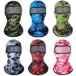 Cycling Caps Masks Outdoor Cycling Full Cover Face Mask Scarf Hat Ski Neck Summer Sun Ultra UV Protection Riding Cap Mask Bicycle Sport Equipment J230422