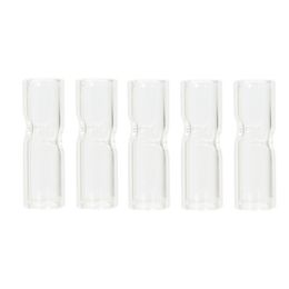 Transparent Smoking Tube One Hitter Pyrex Thick Glass Portable Bong Herb Tobacco Pipes Cigarette Holder Handpipe Filter Mouthpiece Catcher Taster Bat Tips DHL