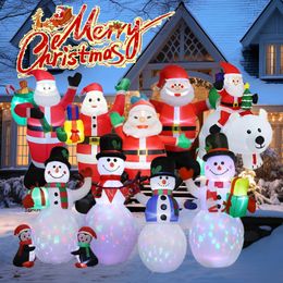Christmas Decorations Christmas Inflatable Decoration LED Lights Inflatable Model Xmas Party Year yard Garden Grass Decor Outdoor Indoor Decoratio 231124