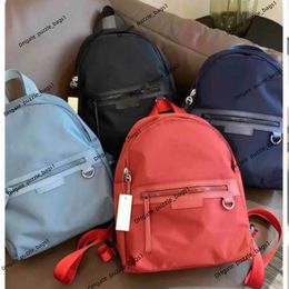 Luxury Women's Bag Designer Handbag New Longxiang Double Shoulder Men's and Backpack Canvas Size Thickened Dumplings schoolbag factory sales wholesale