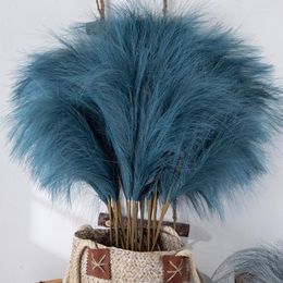 Decorative Flowers Fluffy Pampas Dried Flower Bouquet Home Decor Natural Tail Grass Wedding Indoor Decoration