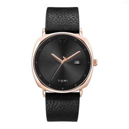 Wristwatches Unique Men Calendar Watches Couple Wrist Watch Stainless Steel Leather Strap Wristwatcher Sports Relogio Masculino