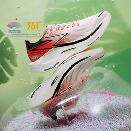 Dress Shoes 361 Degrees Flame 2.0 Men Running Shoes Sport Professional Marathon Racing Carbon Critical Cushioning Male Sneakers 672312214 231124