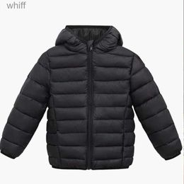 Down Coat 2022 Hooded Bubble Coats Kids Clothes Baby Boy Girls Water-Resistant Lightweight Children Heavy Puffer Jacket Padded Winter CoatL231125