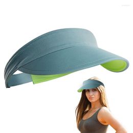 Wide Brim Hats Summer Sunshade Hat UV Protection Tennis Adjustable Breathable Sports For Running Beach Outdoor Caps