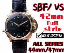 SBF / VS Luxury men's watch Pam908, 42mm all series all styles, exclusive P90 movement, there are 44, 47mm other models, 316L fine steel