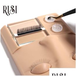 Makeup Tools Risi Lash Mannequin Head With Eyelid Kit Supplies Professional Practise Eyelash For Extension 230310 Drop Delivery Health Dho2J