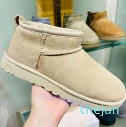 Australia Boot Boots Womens Fur Slides Classic Ultra Mini Slip-on Les Petites Suede Wool Winter Women Designer fashion