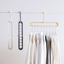 Hangers Multi-Functional Clothing Organiser Clothe Holder Garment Drying Storage Rack Closet Hook Wardrobe Slide Rotating Plastic Hanger