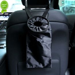 1Pc Portable Car Seat Back Garbage Bag Car Auto Trash Can Leak-proof Dust Holder Case Box Car Styling Oxford Cloth