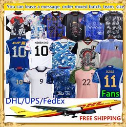 Japan 2023 Soccer Jerseys Cartoon ISAGI ATOM TSUBASA MINAMINO ASANO DOAN KUBO ITO Japanese Special uniform WOMEN 22 23 Football Shirt T Fans