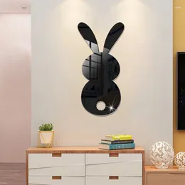 Wall Stickers Mirror Surface Acrylic Art Sticker DIY Children Room Kindergarten Mural Decals Home Decoration