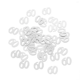 Party Decoration Confetti Number Nail Sequins 60 Letter A Ornament Decorate Birthday Decor