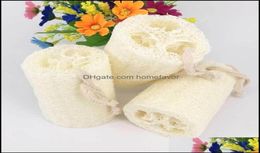 Bath Brushes Sponges Scrubbers Bathroom Accessories Home Garden Natural Loofah Body Wash Shower Towel Sponge Scrubber S Dh8Nk1442529