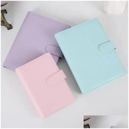 Notepads Wholesale Agenda Notebook Diary Journal Faux Leather Button Snap On Planner Book Er Drop Delivery Office School Business Indu Dhjl6