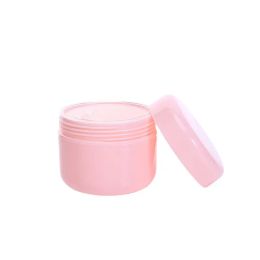 Wholesale Plastic PP Emulsion Cream Jars Refillable Bottle White Pink Clear Green Yellow Empty Cosmetic Packaging Round Eye Cream Pots 20G 50G 100G