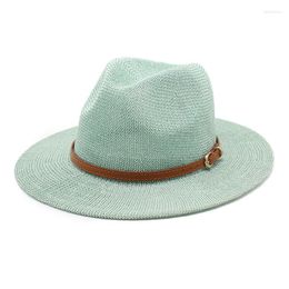 Wide Brim Hats Spring And Summer Light Breathable English Wind Sun Hat Men's Women's Outdoor Protection Big Brimmed Jazz Straw