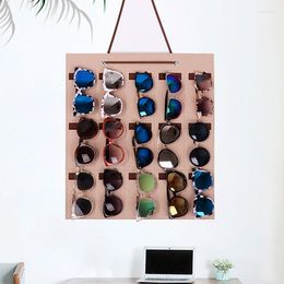 Jewellery Pouches Multi-purpose Felt Glasses Bag Storage 15 Hanging Wall Sunglasses