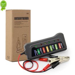 New 12V Car Battery Auto Battery Tester Measuring Instrument With 6 LED Light Display