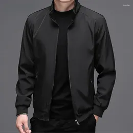 Men's Jackets 2023 Spring Autumn Men Casual High Quality Outwear Slim Fit Stand Collar Coat Fashion Business Jacket Daily