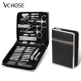 Nail Manicure Set 1126 Pcs Professional Nail Clippers Manicure Set High Quality Stainless Steel Nail Cutter Scissor Cuticle Nipper Nail Tools Set 230425