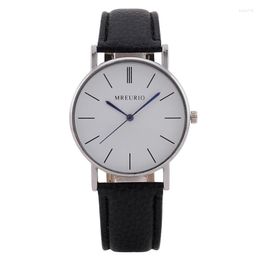 Wristwatches 2023 Men's Watch Simple Fashion Large Dial Leisure Business Belt Men Luxury