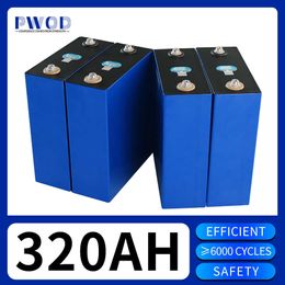 Hot Sale Lifepo4 Battery 320AH Rechargeable Lithium Iron Phosphate Cell DIY 12V 24V 48V Solar Battery PackFor Golf Carts Boat