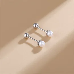 Stud Earrings 925 Silver Needle Pear Earring For Women Girls Sweet Party Punk Jewelry Gifts Eh183