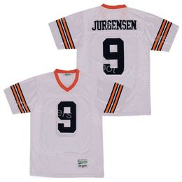 High School 9 Sonny Jurgensen Football Jersey Moive New Hanover Breathable Team White Pure Cotton College Retro For Sport Fans Pullover Uniform Embroidery Film
