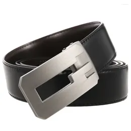 Belts Smooth Button Alloy Punch Belt Designer Men High Quality Buckle Leather LY135-23035-1