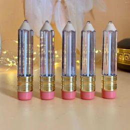 Storage Bottles 5ml Empty Lip Gloss Tube Container Clear Tubes Pencil Shape Lipstick Refillable Lipgloss Packing