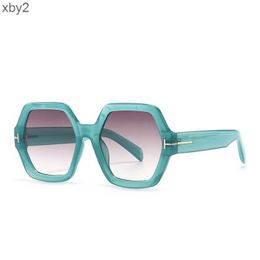 Sunglasses H003 modern geometric hexagonal sunglasses Fashion street shooting ins style poster Sunglasses Women