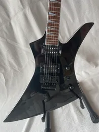 High-end Custom Black JK Electric Guitar 2H Pickups Floyd Rose Vibrato Rosewood Fingerboard