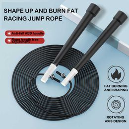 Jump Ropes Speed Skipping Rope 3m Steel Wire Durable Fast Jump Rope For Fitness Cable Sport Child Exercise Workout Equipments Gym Home P230425