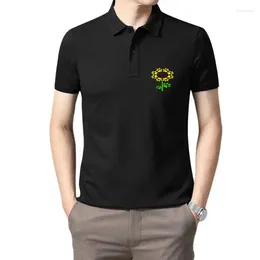 Men's Polos Men Funny T Shirt Fashion Tshirt Dog Sunflowers Women T-shirt