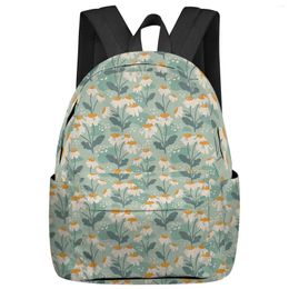 Backpack Spring Watercolour Floral Simple Student School Bags Laptop Custom For Men Women Female Travel Mochila