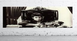 AL PACINO SCARFACE Movie Poster Home Decoration Canvas Oil Painting Black and White Pop Art Wall Pictures Living Room Home Decor6314430